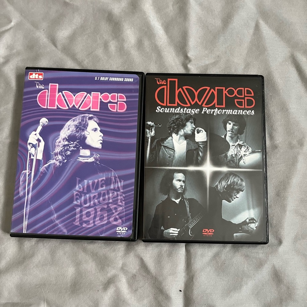Vintage The Doors Live in Europe 1968 & Soundstage Performances DVD Set